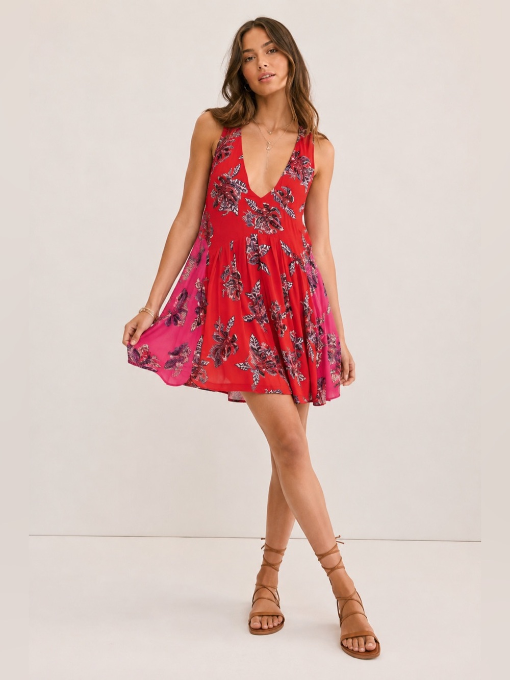 Free People Thought I Was Dreamin Mini Dress – Size Small – EUC